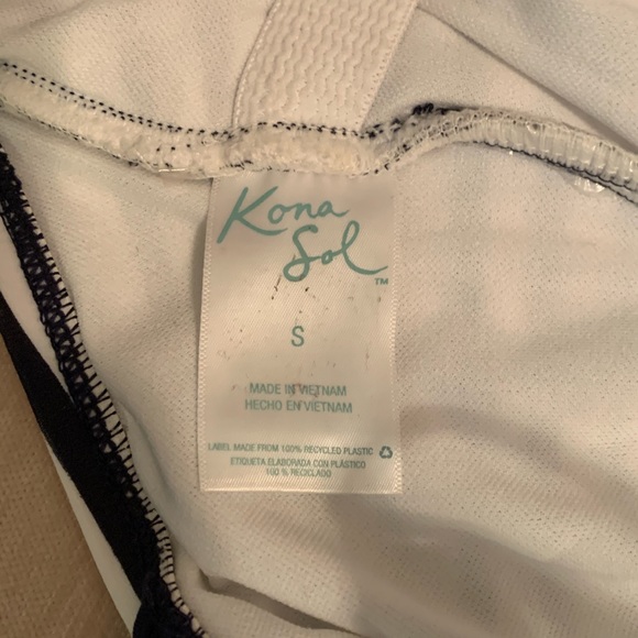 KONA SOL SHIRRED MACRAME STRAP ONE PIECE NWOT - Picture 7 of 8